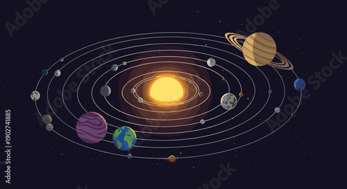 A serene cosmic scene evokes wonder and exploration, perfect for space-themed content.