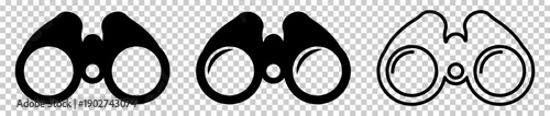 Binoculars icons