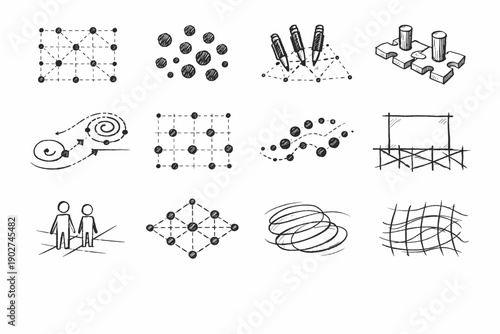Trail image vector soft icon loose planning simple dotted generation guide marks