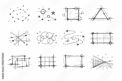 Icon layout breathable soft vector generation image hints dots points cues simple
