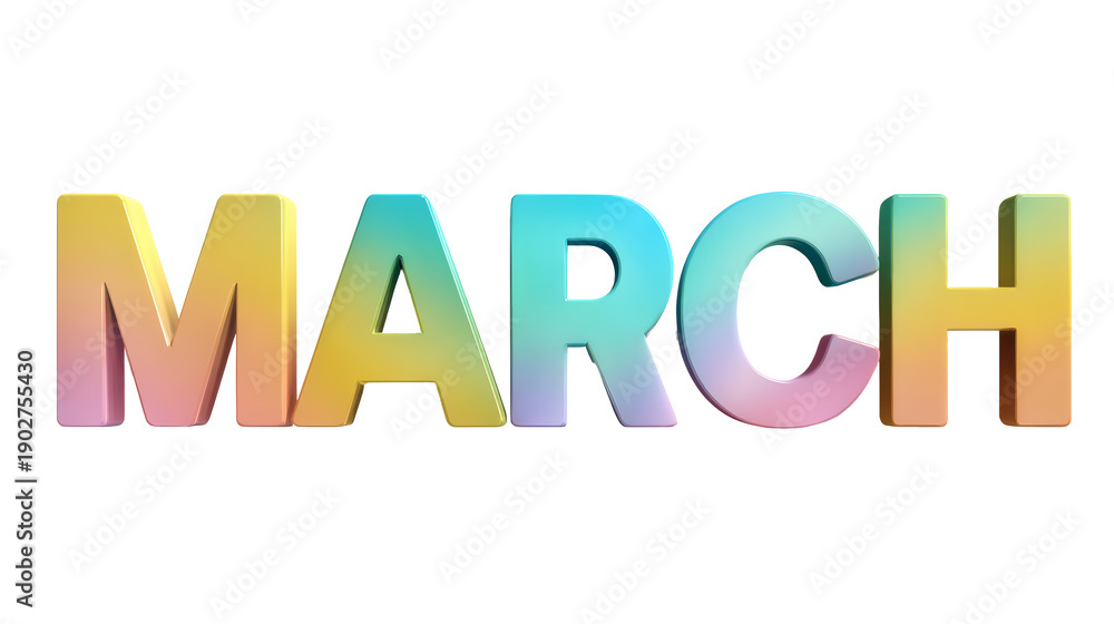 Fototapeta premium Pastel gradient text