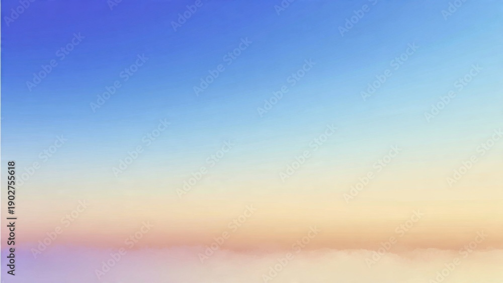 Obraz premium Sky gradient background with clouds