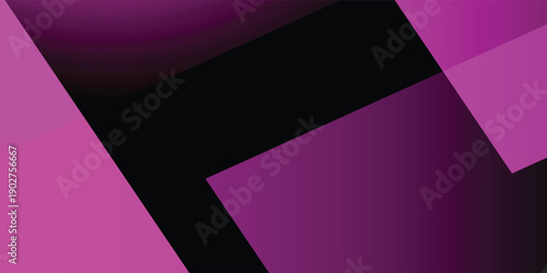 Abstract Purple and Pink Geometric Background – Layered Shapes with Black Contrast and Modern Gradient Depth. This high‑impact vector artwork is suitable for both commercial and editorial use. 