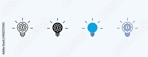 Innovation Multiple Icon Illustration Vector