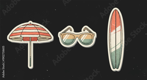 Vintage Newspaper Clipping Collage with Retro Headlines and Grungy Newsprint Paper Textures