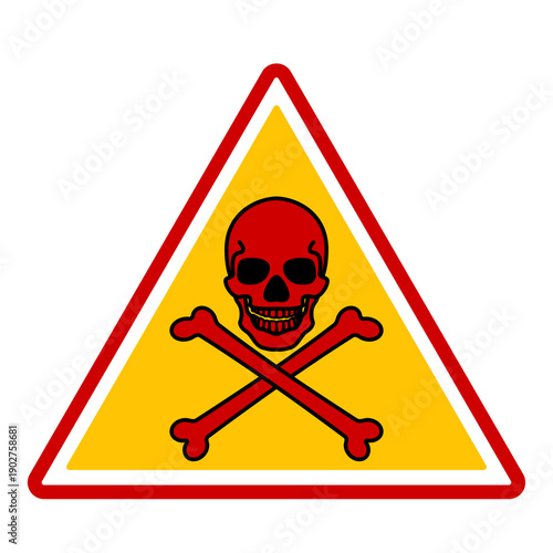 Danger skull sign