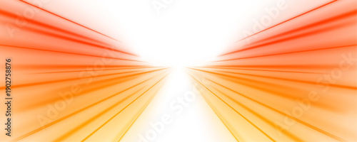 Orange and red neon light waves sweep across a transparent background. Curved streaks convey motion and futuristic energy. Perfect for digital speed, racing, or tech visuals. PNG