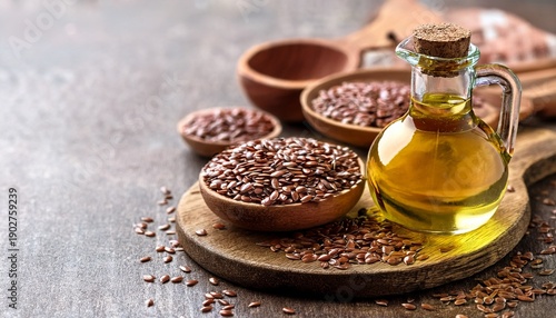Organic Raw Flax Seed Oil