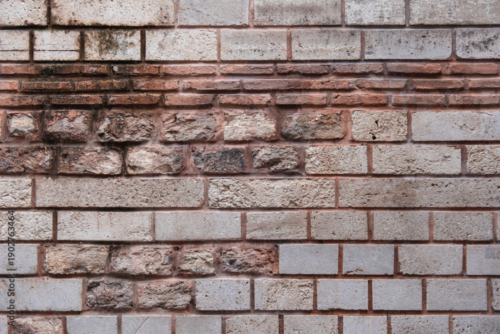 Fototapeta premium stone wall of old, historic building