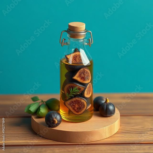 Preservation & Canning, benefits of dry figs with olive oil, garlic and thyme.