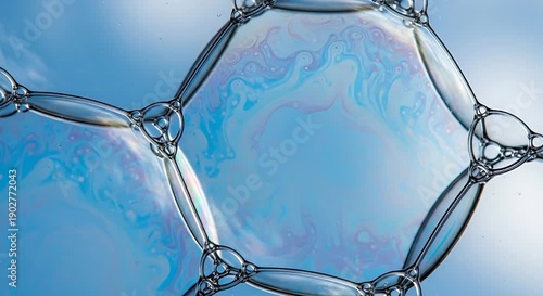 Abstract Glass Texture with Light Reflections