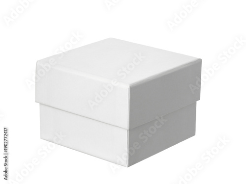 white cardboard gift box and jewelry case, insulated