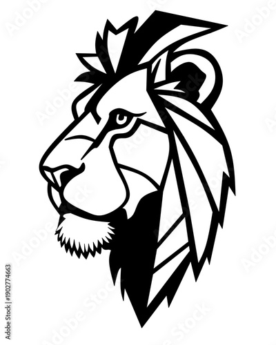 Contorno cabeza de león.