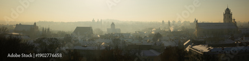 Foto Historic center cityscape Vilnius from Palace of the Grand Dukes