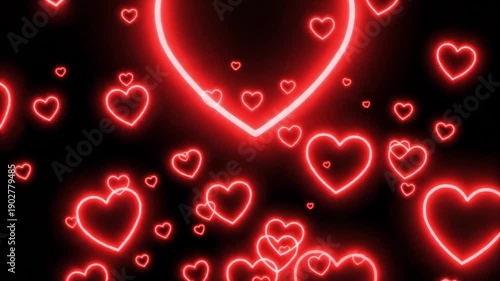 valentine hearts background
