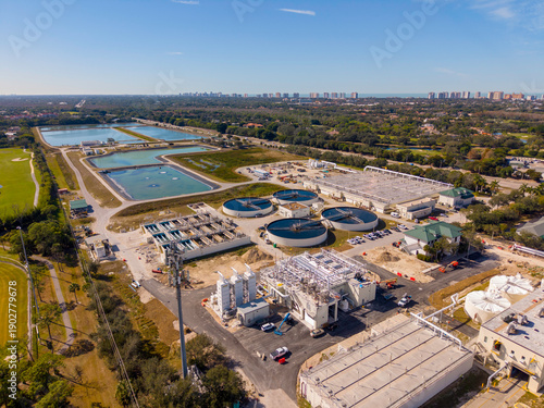Aerial photo North County Water Reclamation Facility Naples Florida