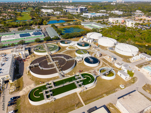 Aerial photo North County Water Reclamation Facility Naples Florida