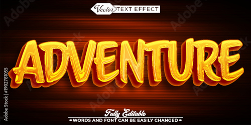  Adventure Journey Explorer Travel Vector Fully Editable Smart Object Text Effect