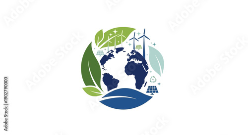 Sustainable Earth with Renewable Energy and Greenery
