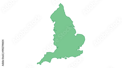 England outline green