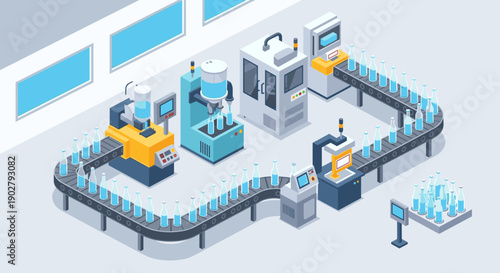 Industrial Manufacturing Production Line Factory Equipment.