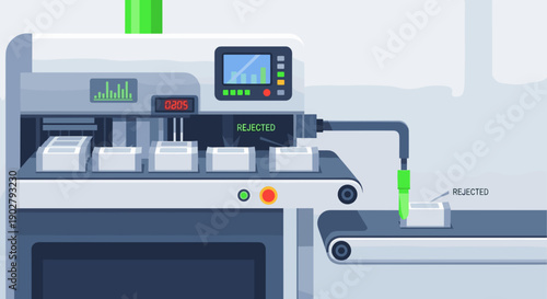 Modern Automated Laboratory Equipment Machine.