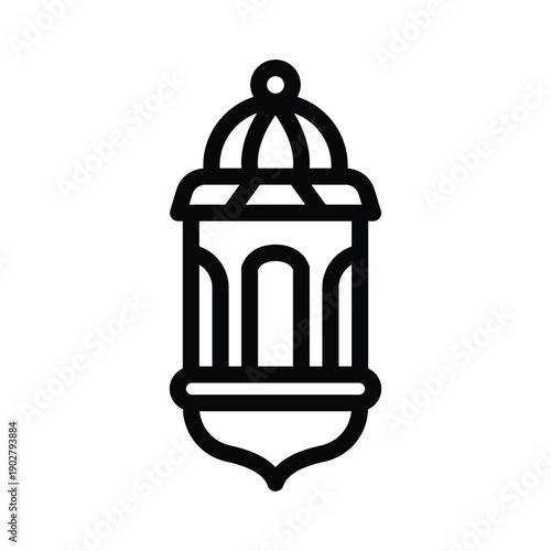 lantern line icon illustration vector graphic.eps