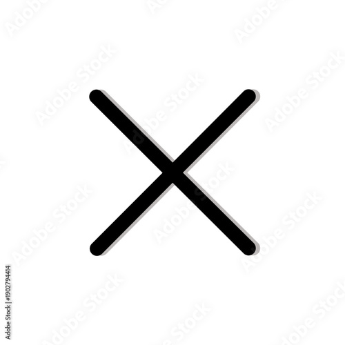 Close icon outline vector