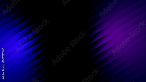 Abstract background featuring vibrant purple and blue glowing sharp geometric patterns creating a seamless loop