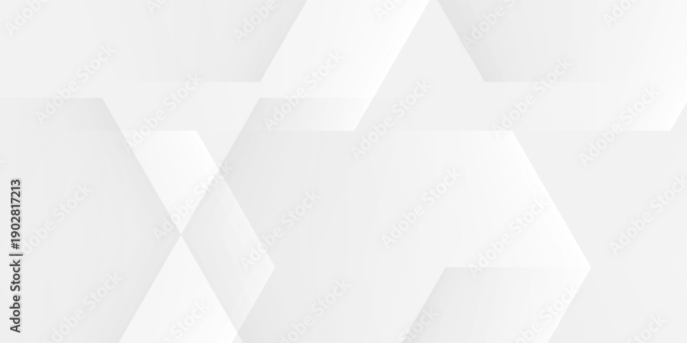 Obraz premium Abstract white 3d banner design background