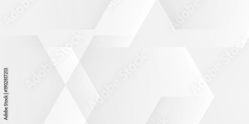 Abstract white 3d banner design background