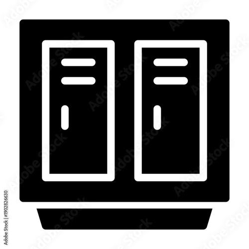 lockers Solid icon