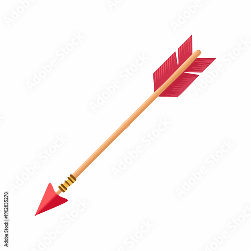 Arrow Flying Through Air