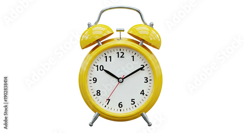 Yellow Twin Bell Alarm Clock
