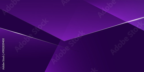Modern abstract background, Polygon elegant purple background vector for presentation business banner or web background