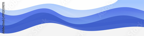 Blue Abstract Wave Corporate Banner