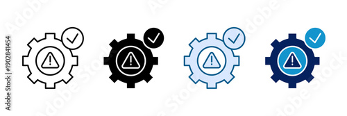 Incident Management System Icon Set Multiple Style Collection