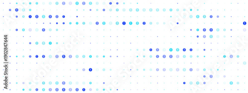 Abstract blue and white background with exclamation mark icons in a grid pattern for technology and information concepts