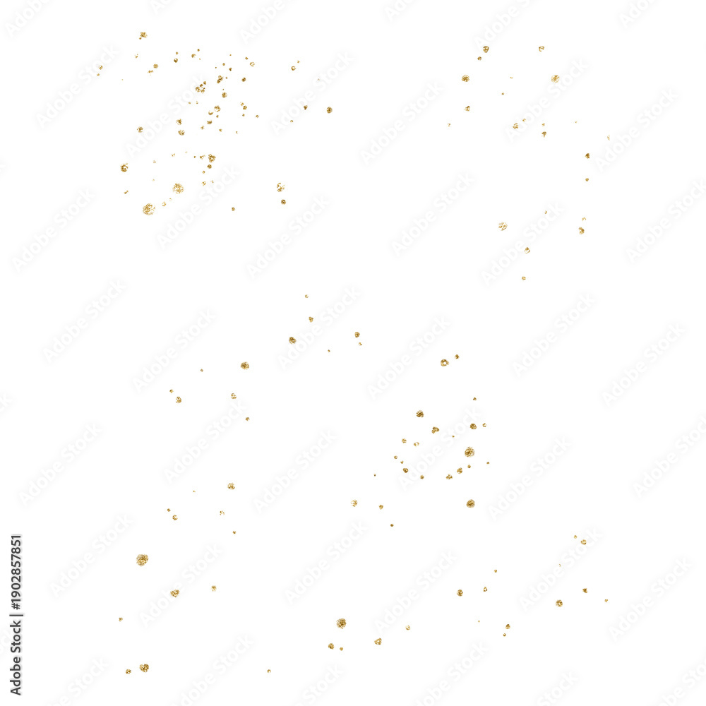 Fototapeta premium PNG gold splatter pattern effect, transparent background