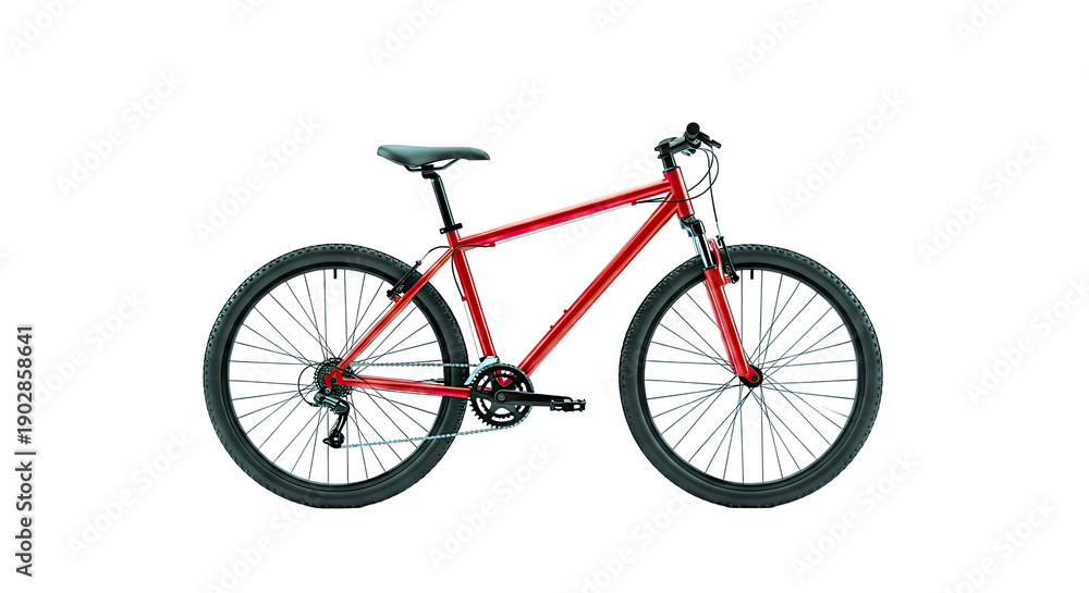 Fototapeta premium Red Mountain Bike