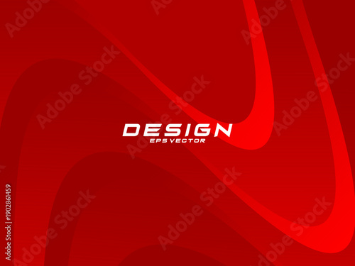Soft gradient wavy red modern background
