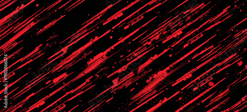 Grunge texture effect background. Distressed rough dark abstract textured. Black isolated on red. Graphic design element vintage style decoration concept grunge vector red black modern