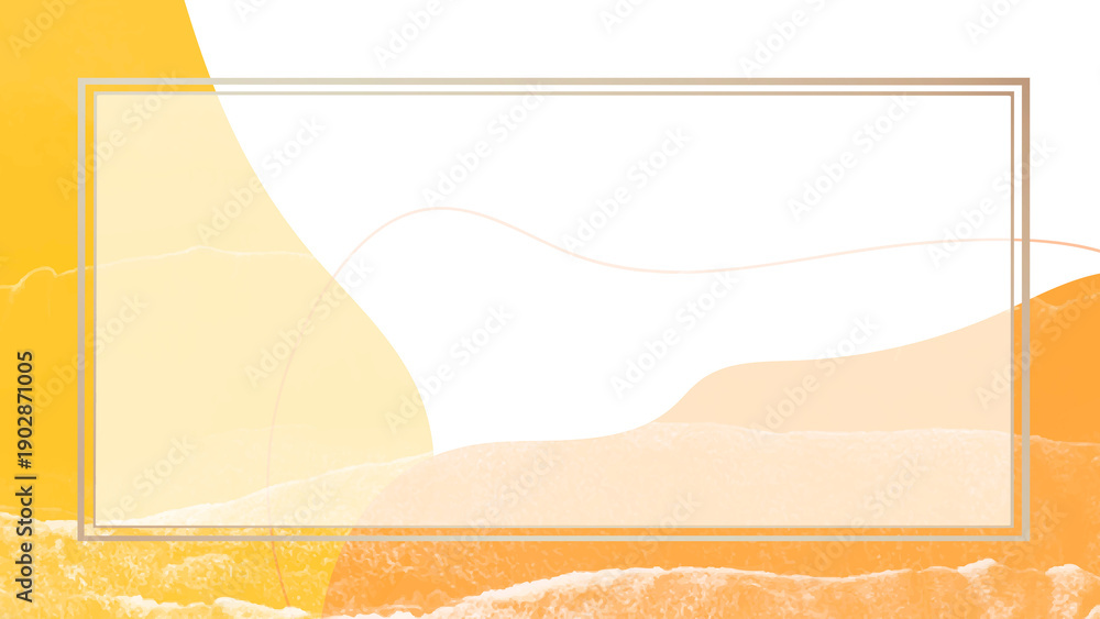 Obraz premium Orange pattern png frame design space