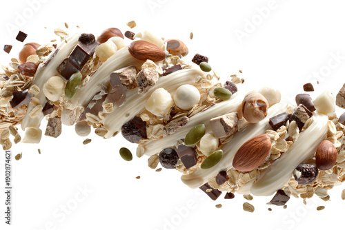 Whipped Cream and Nuts Swirl