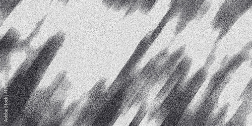 Abstract grayscale textured background with diagonal streaks and granular noise creating a dynamic and moody visual effect