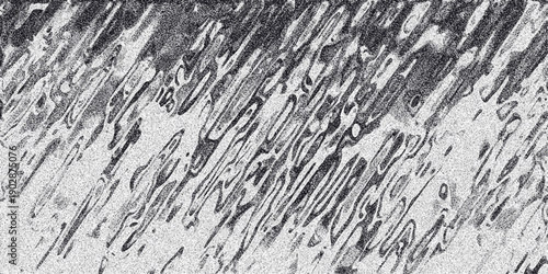 Abstract monochrome textured background with diagonal streaks and grainy overlay creating a dynamic and artistic visual effect for design and graphic applications