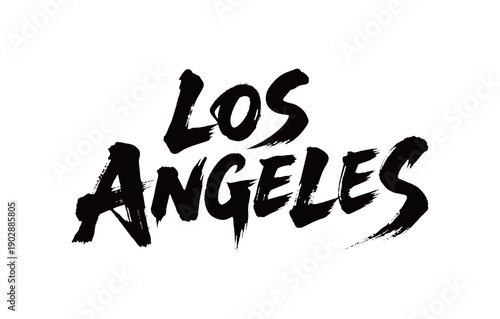LOS ANGELES Handwriting
