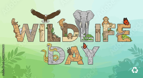 Wildlife Day Celebration with Animals and Nature