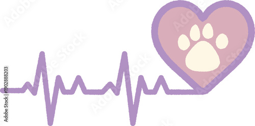 Pet Cardiogram - color