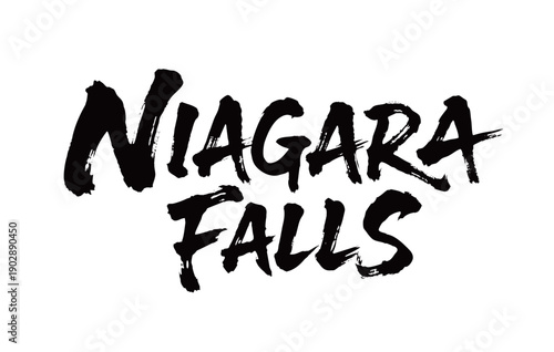 NIAGARA FALLS Handwriting
